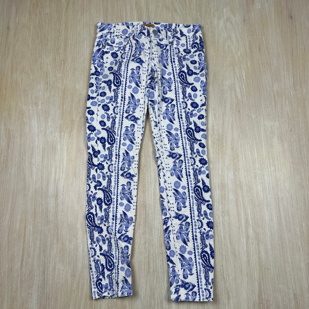 Rebecca Minkoff Jane Skinny Jeans Paisley Printed Artistic Festival Casual 27
